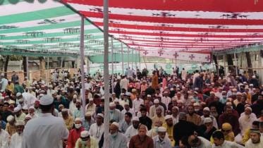 Eid jamaat at Tetultala ground
