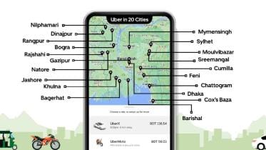 Uber available in 20 different cities in Bangladesh