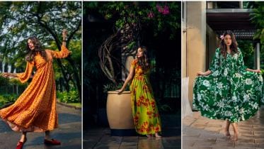 Floral and geometric pattern dresses for summer