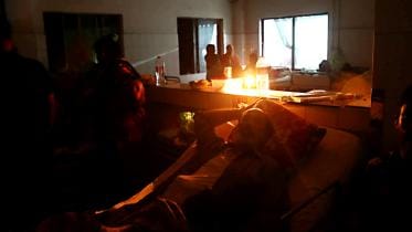 patients suffering due to power outage