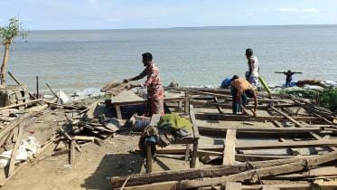 Photos Gallery of Cyclone Sitrang in Bangladesh