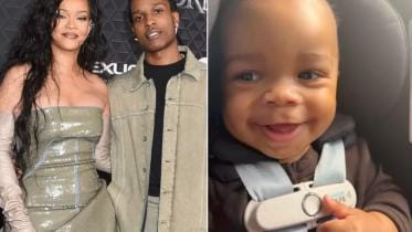 Rihanna shares first video of her baby