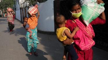 Women's unpaid care work Covid Reuters