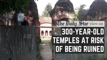 300-year-old temples at risk of being ruined
