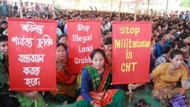 Protests for land rights in CHT