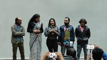 Badhan along with the core cast 