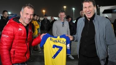 Sebastien Loeb and Rudi Garcia