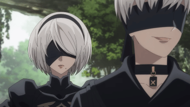 Screenshot from the NieR:Automata Ver1.1a anime.