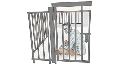 teen in cell