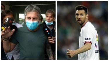 Jorge Messi and Lionel Messi