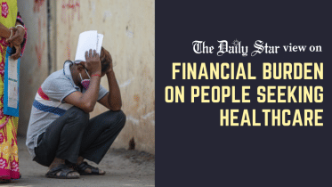 Why must Bangladeshis bear huge medical costs?