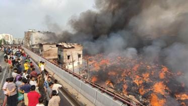 Bangabazar market fire