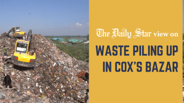 waste piling up in Cox's Bazar