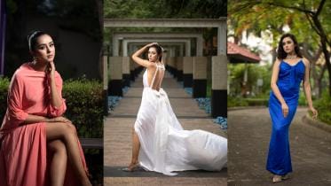 Long dresses and gowns make a comeback