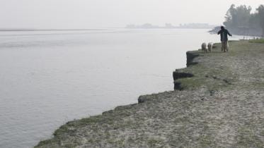 River erosion in Bangladesh