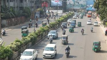 Traffic increases on second day