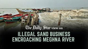 Illegal sand traders