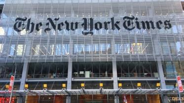 The New York Times office