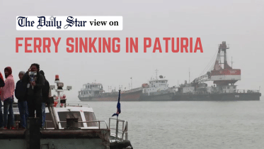 Ferry capsized on Padma in Manikganj's Paturia