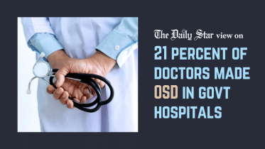 21 percent of doctors made osd in government hospitals
