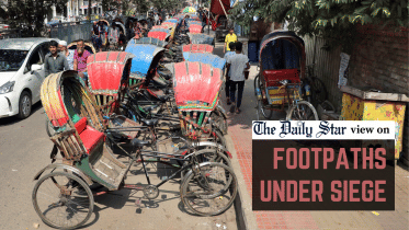 greed road footpaths occupied