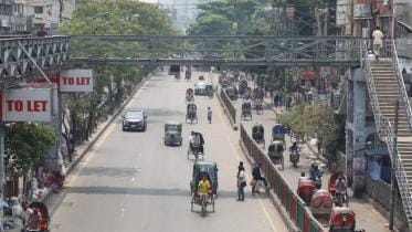 empty Dhaka during Eid