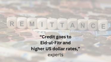 Remittance rose 21% in April