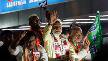 Modi claims third election victory