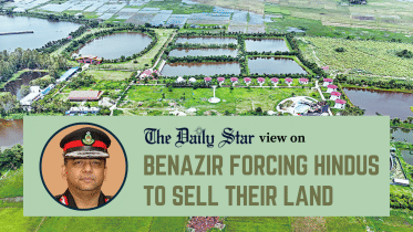 Benazir Ahmed forcing hindus to sell their land