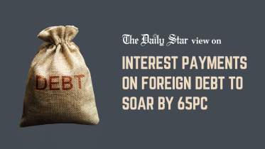 bangladesh foreign debt interest payments to soar by 65 percent