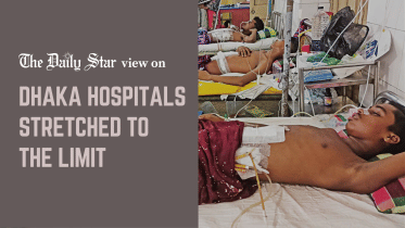 dhaka hospitals stretched to the limit