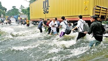 flash floods in 12 districts