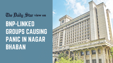 bnp-linked groups causing panic in nagar bhaban