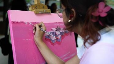 Painting for a cause: Dhaka’s artists show how it’s done