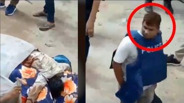 police burned protesters alive