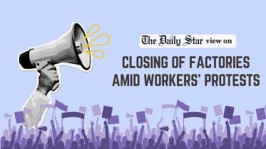 factory shutdown due to workers protests