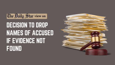 police decision to drop names of accused if evidence not found 