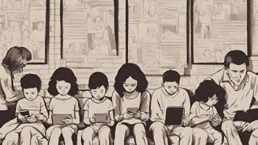 The impact of social media addiction on young children