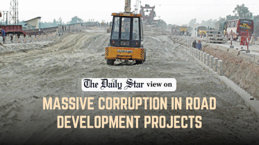 massive corruption in road development projects