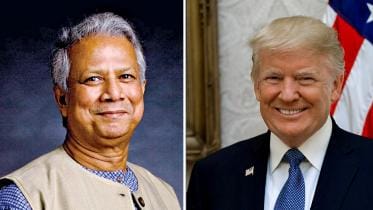 Yunus congratulates Donald Trump on election win