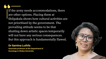 Shilpakala Academy under army control