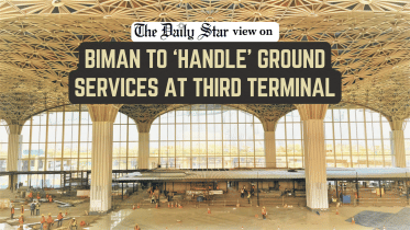 biman to handle ground services at third terminal of dhaka airport