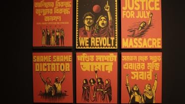 Revolutionary art meets technology at BSA’s ‘Poster e July Obbhutthan’