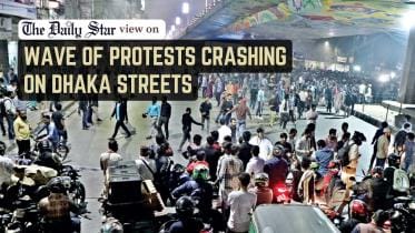 Wave of protests crashing on Dhaka streets