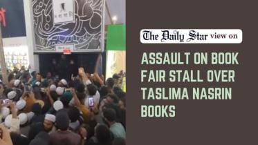 attack on book stall