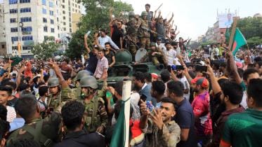 Military with general public