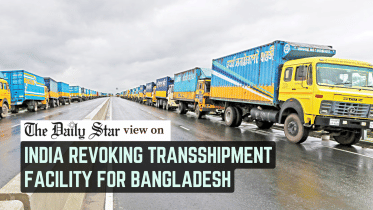 india revoking transshipment facility for bangladesh