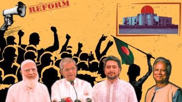reforms vs elections debate in Bangladesh