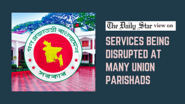 services being disrupted at many union parishads