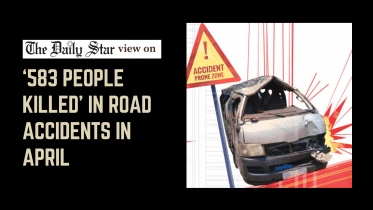 ‘583 people killed’ in Bangladesh road accidents in April 2025